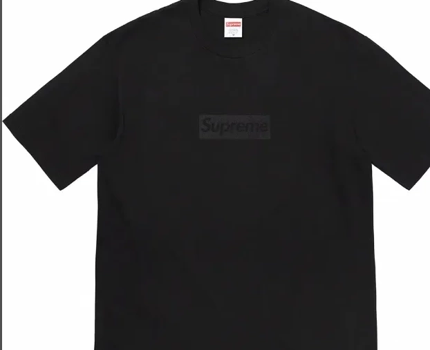 Same sleeved 23SS L Bogo Color White and Logo T-shirt M S Tonal Tee Box Short XL Black 0810